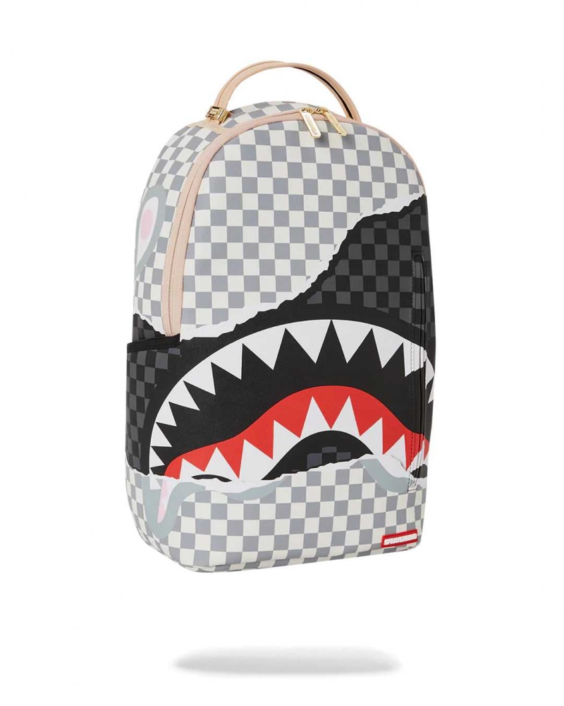 Sprayground Backpack TEAR IT UP DLXSV BACKPACK Grey | DMGBH6708