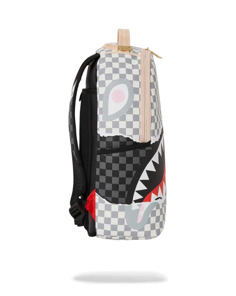 Sprayground Backpack TEAR IT UP DLXSV BACKPACK Grey | DMGBH6708