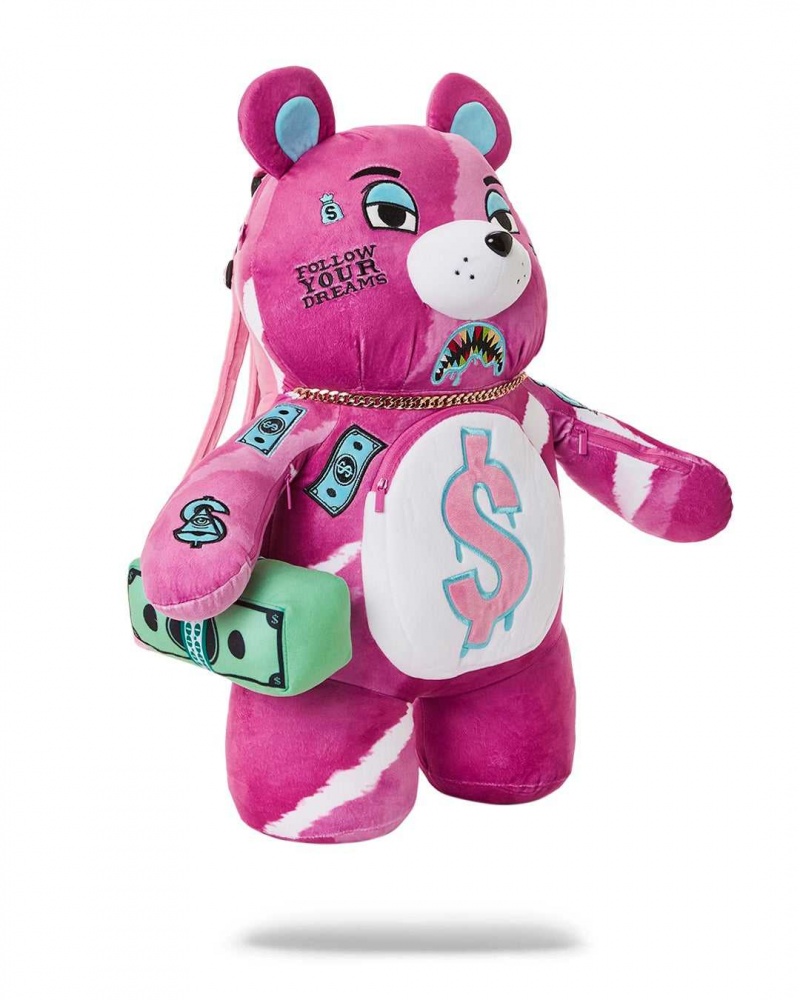 Sprayground Backpack TEDDYBEAR PASTEL Pink | IAEZU3257