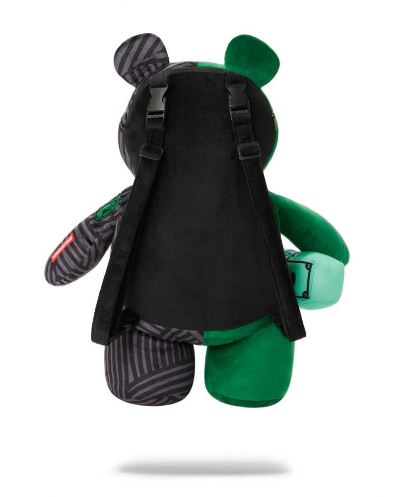 Sprayground Backpack TEDDYBEAR ANATOMY Green | YCIAX4157