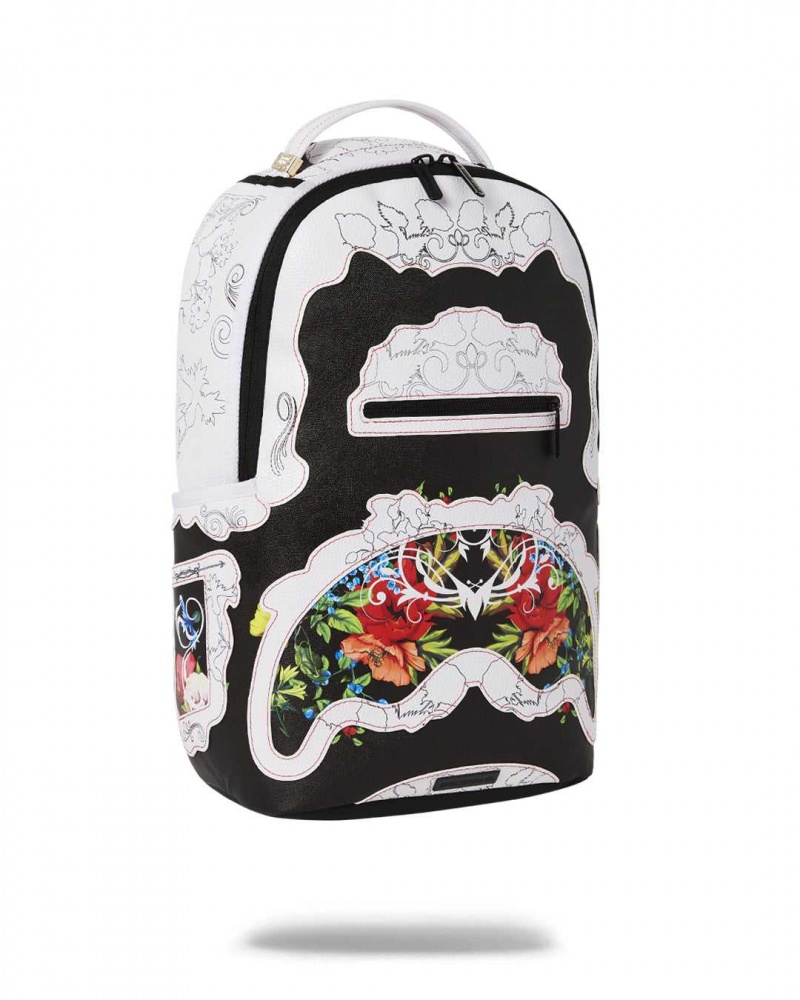 Sprayground Backpack THE FLORAL CUT DLX BACKPACK White | PBALX7384