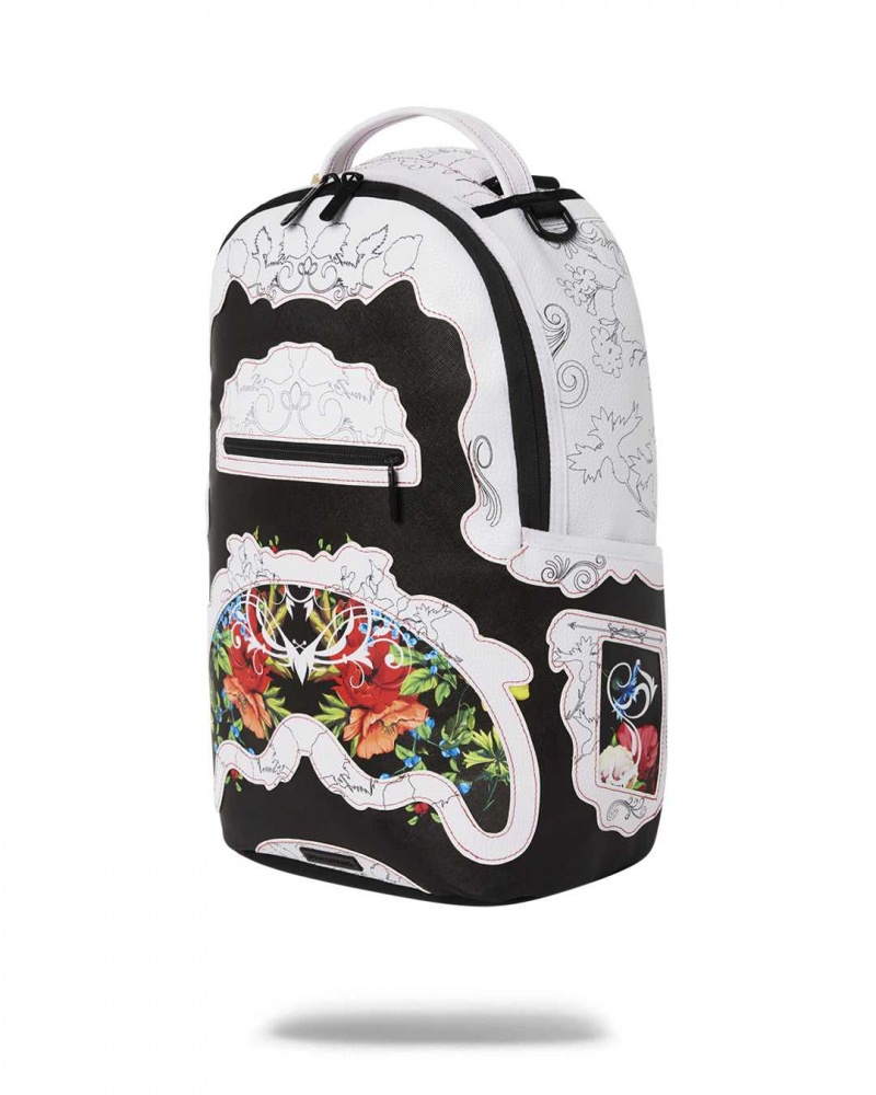 Sprayground Backpack THE FLORAL CUT DLX BACKPACK White | PBALX7384