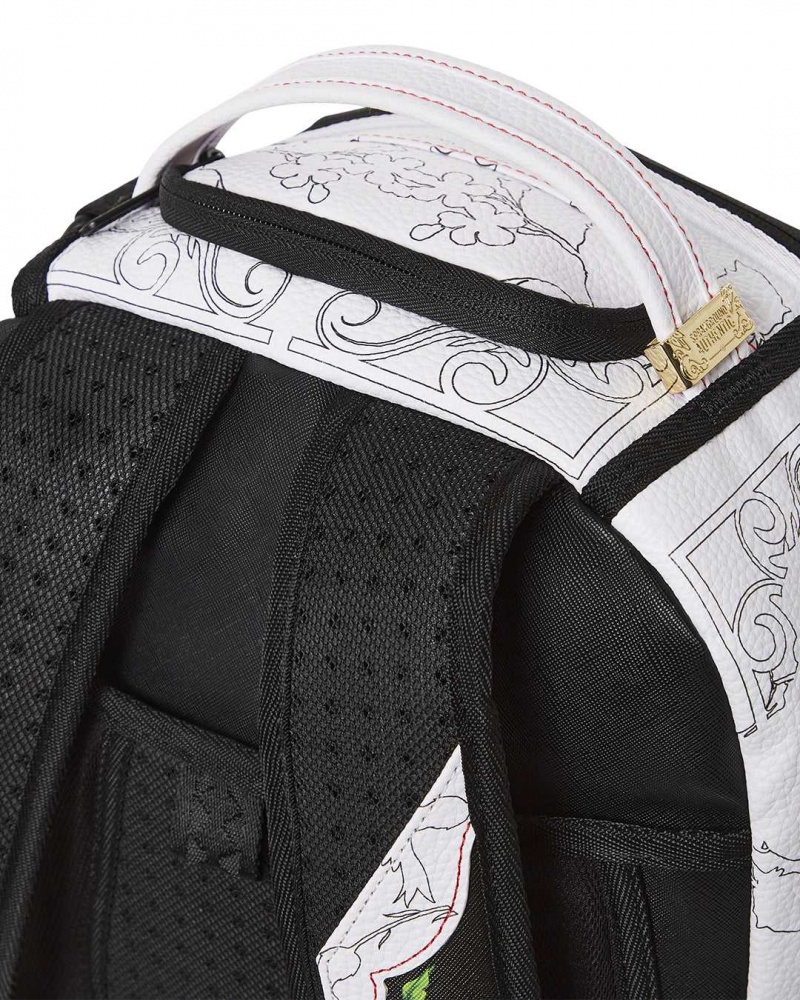 Sprayground Backpack THE FLORAL CUT DLX BACKPACK White | PBALX7384