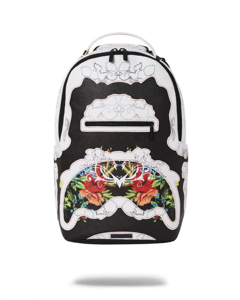 Sprayground Backpack THE FLORAL CUT DLX BACKPACK White | PBALX7384