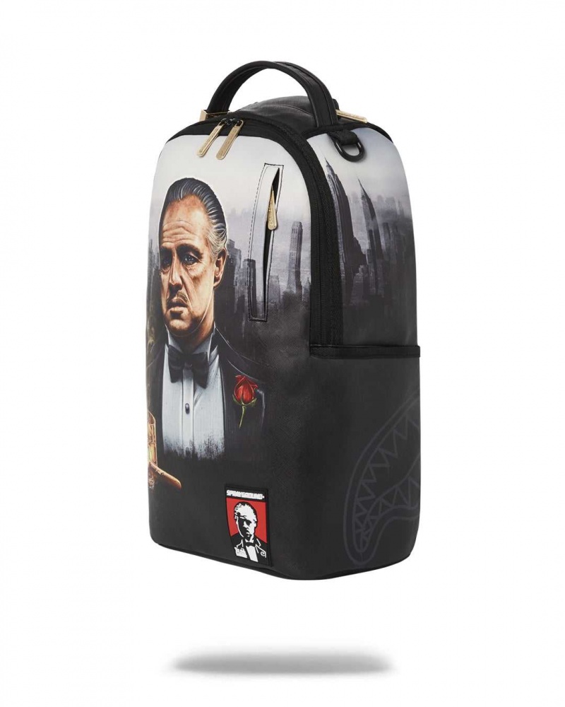 Sprayground Backpack THE GODFATHER BACKPACK 1 Black | NVQDB8375