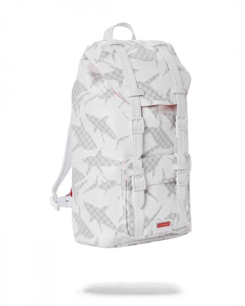 Sprayground Backpack THE HILLS SHARK PATTERN White | DBGAW8926