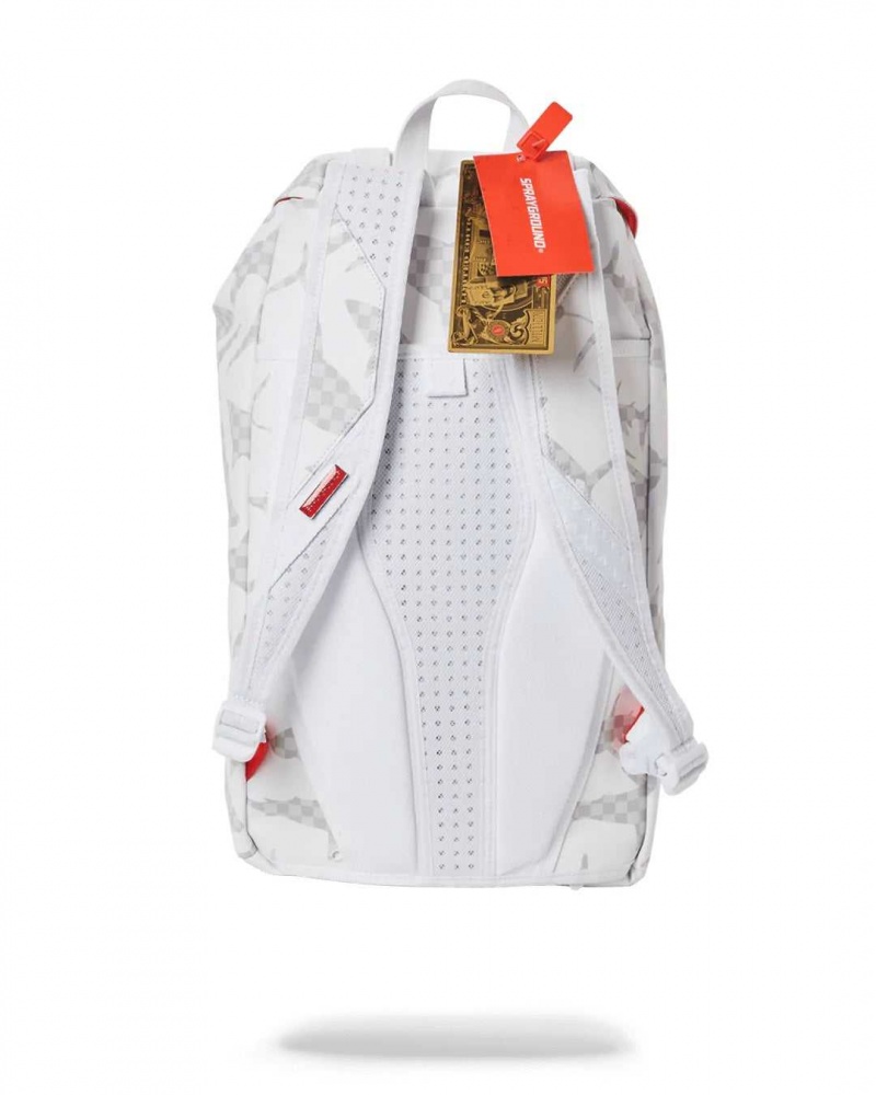 Sprayground Backpack THE HILLS SHARK PATTERN White | DBGAW8926