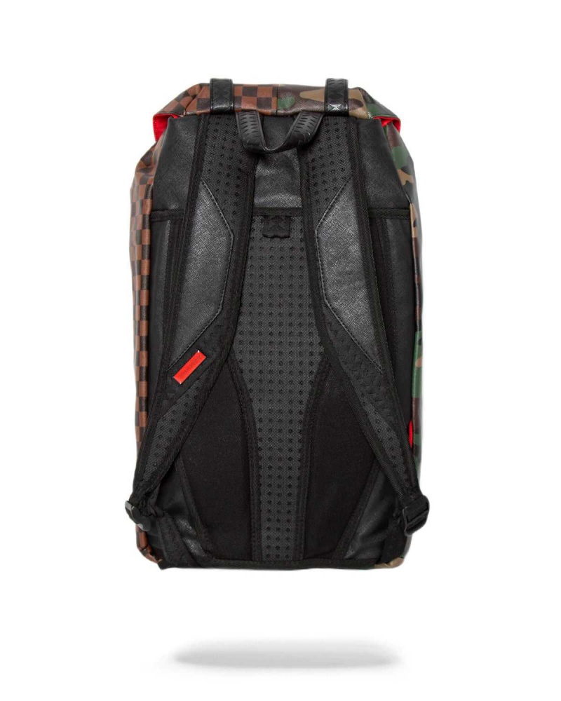 Sprayground Backpack THE HILLS BACKPACK CAMOFLOUGE Green | GYOMT5764