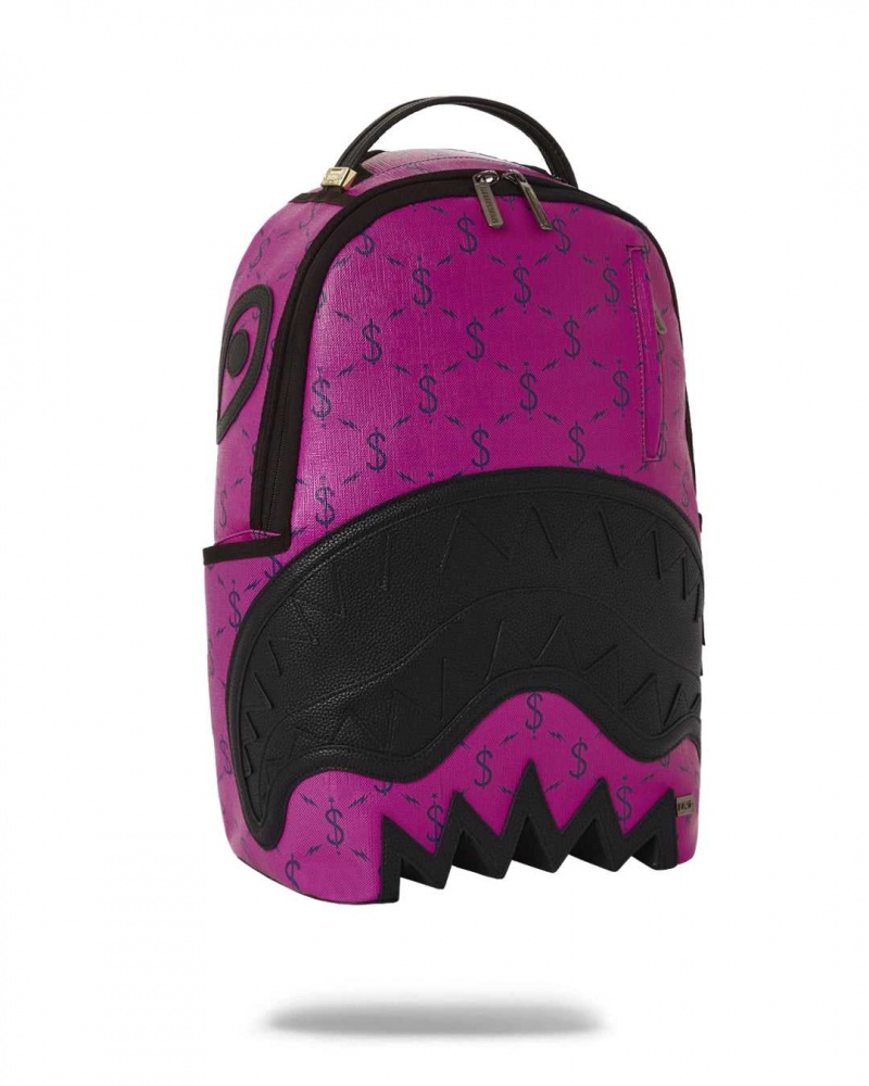 Sprayground Backpack THE LOTUS SHARKMOUTH BACKPACK Fuchsia | TMEIY2561