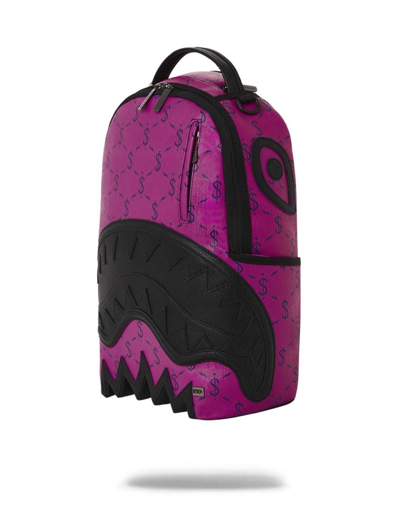 Sprayground Backpack THE LOTUS SHARKMOUTH BACKPACK Fuchsia | TMEIY2561