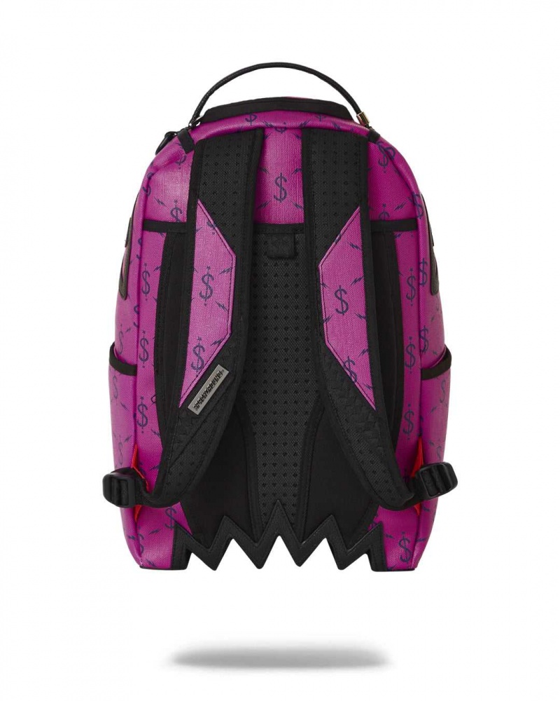 Sprayground Backpack THE LOTUS SHARKMOUTH BACKPACK Fuchsia | TMEIY2561