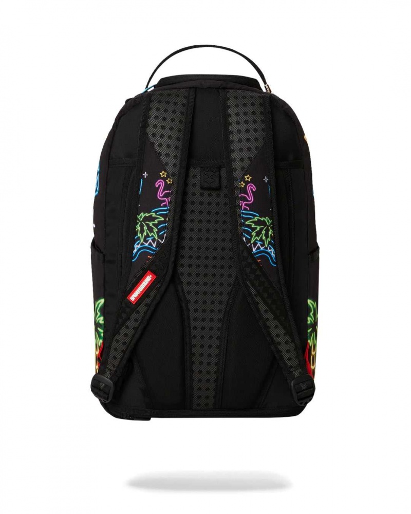 Sprayground Backpack THE NEON LIFE DLXSR BACKPACK Black | BZNMF2408