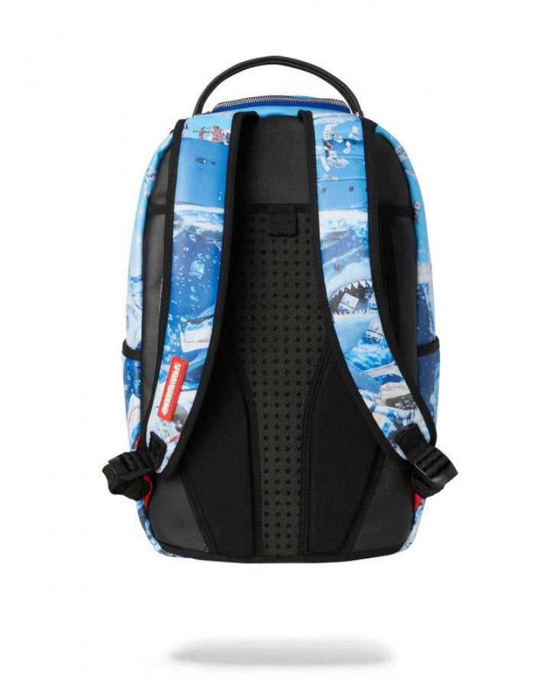 Sprayground Backpack THE SHARK OF WALL STREET BACKPACK Blue | GSWYR6038