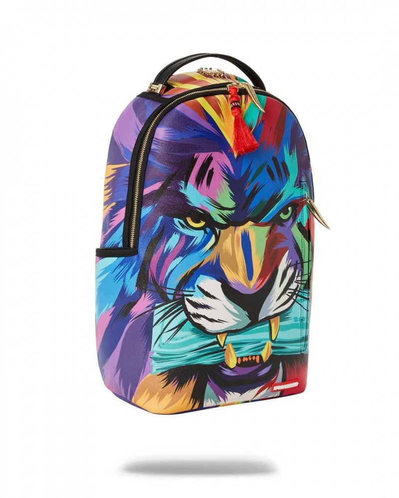 Sprayground Backpack TIGER PAINT Red | KWPHA1389