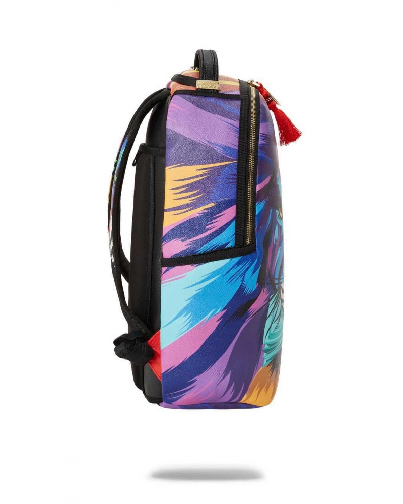 Sprayground Backpack TIGER PAINT Red | KWPHA1389