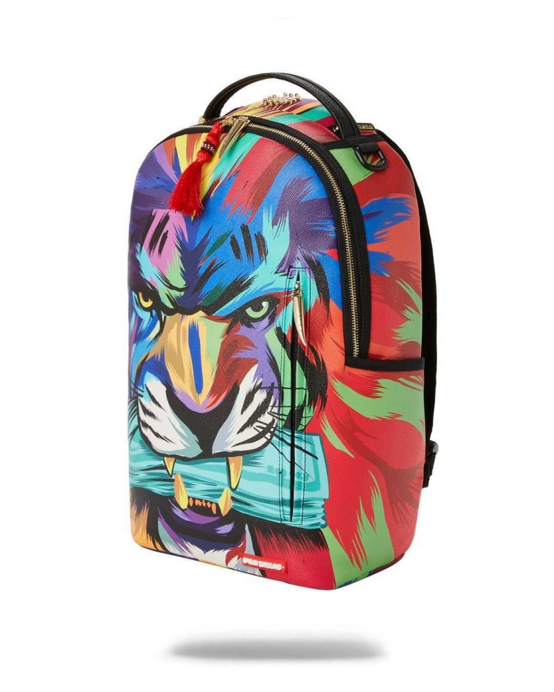 Sprayground Backpack TIGER PAINT Red | KWPHA1389