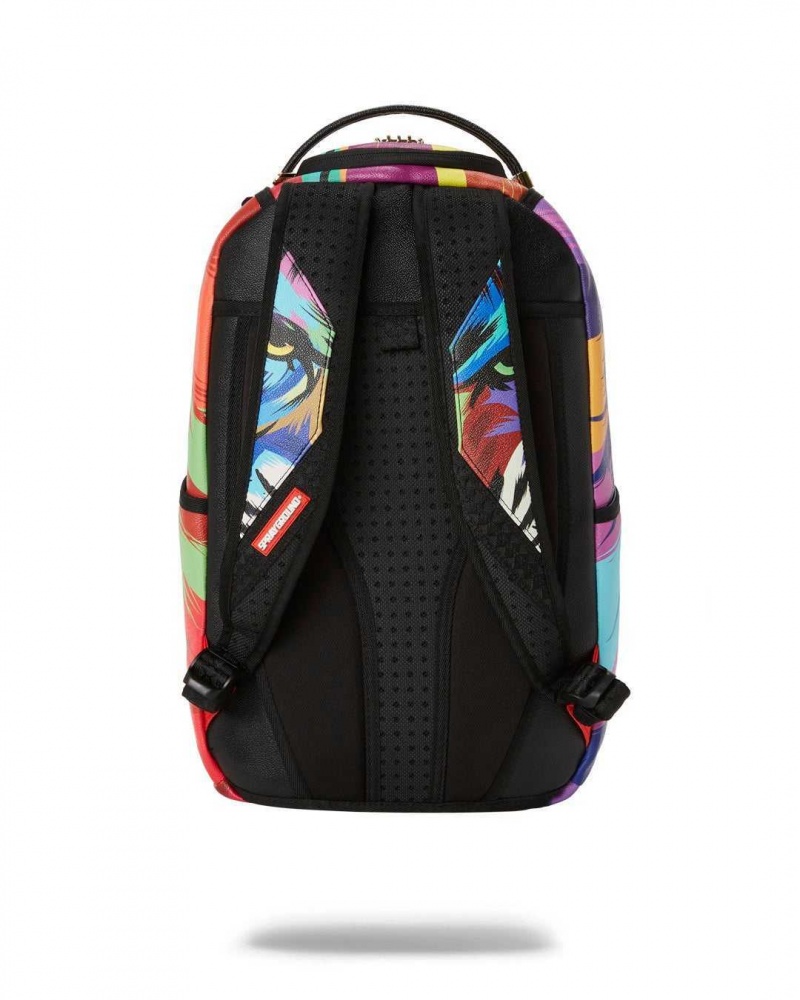 Sprayground Backpack TIGER PAINT Red | KWPHA1389