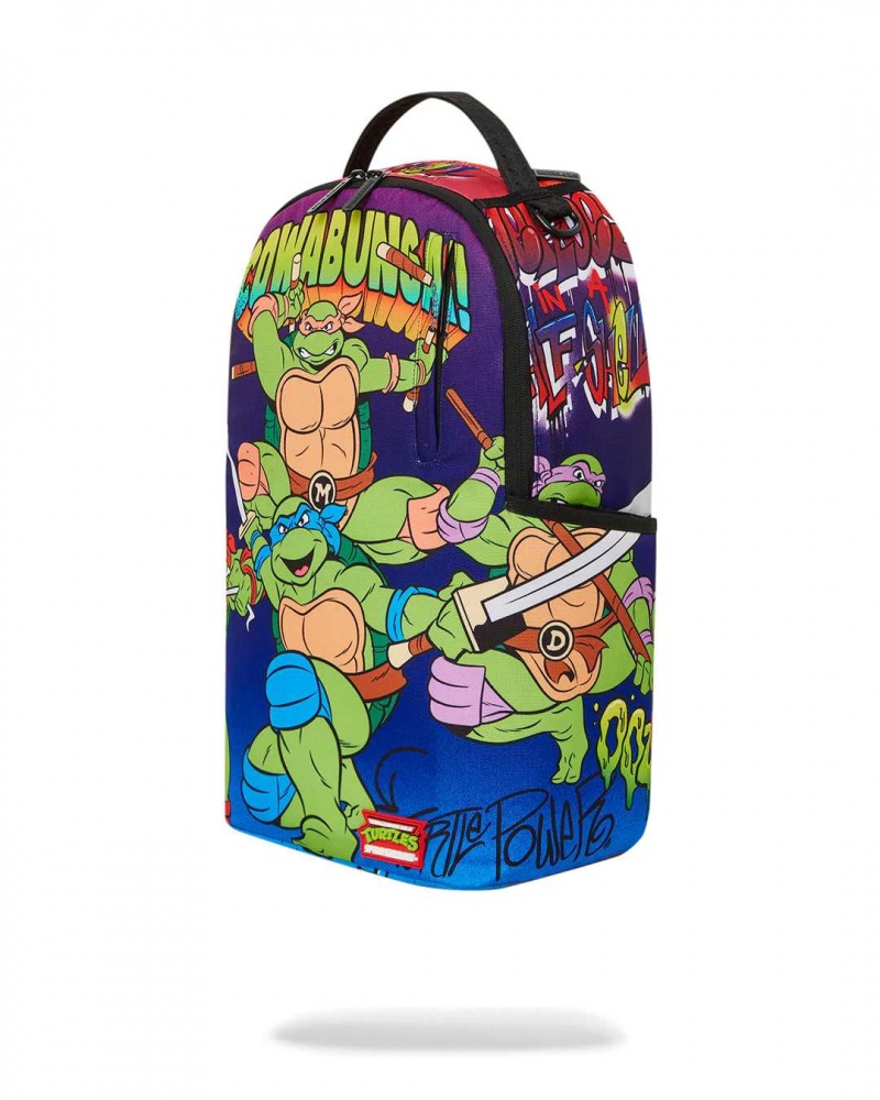 Sprayground Backpack TMNT ON THE RUN ON BACKPACK Purple | LVSRN4250