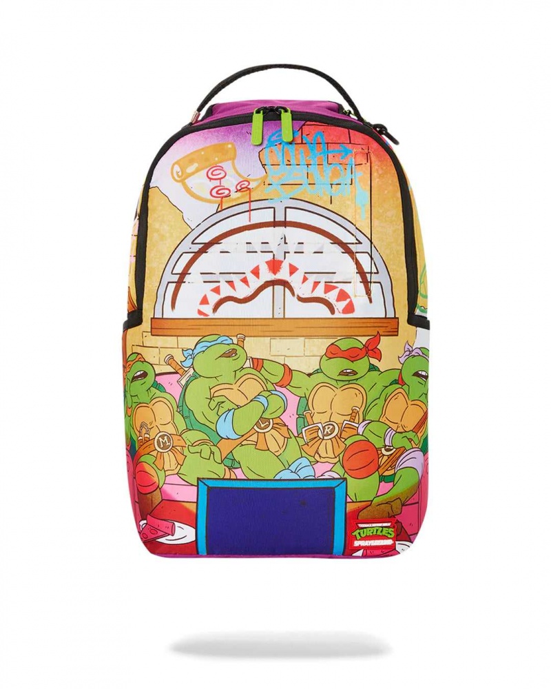 Sprayground Backpack TMNT SLEEPING BACKPACK Orange | PZKET1398