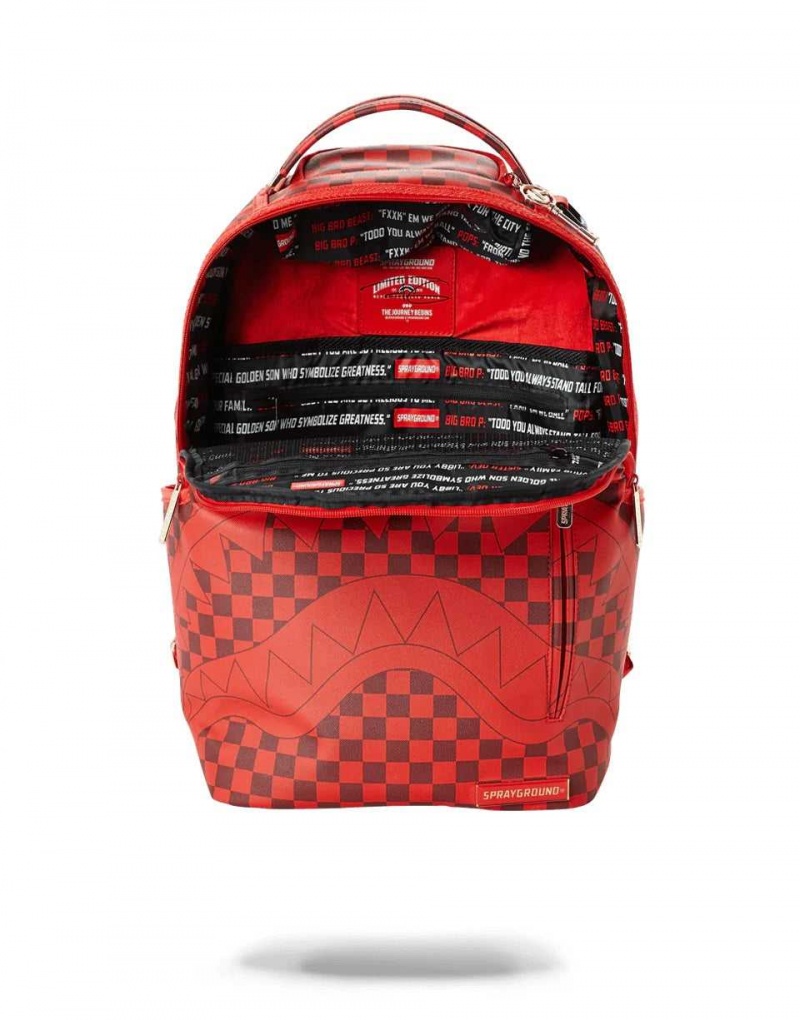 Sprayground Backpack TODD GURLEY BACKPACK Red | JZRPH3916