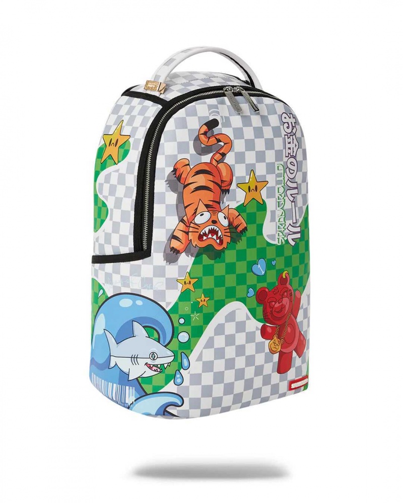 Sprayground Backpack TOKYO BUBBLE DLX BACKPACK Grey | TDLIR7485