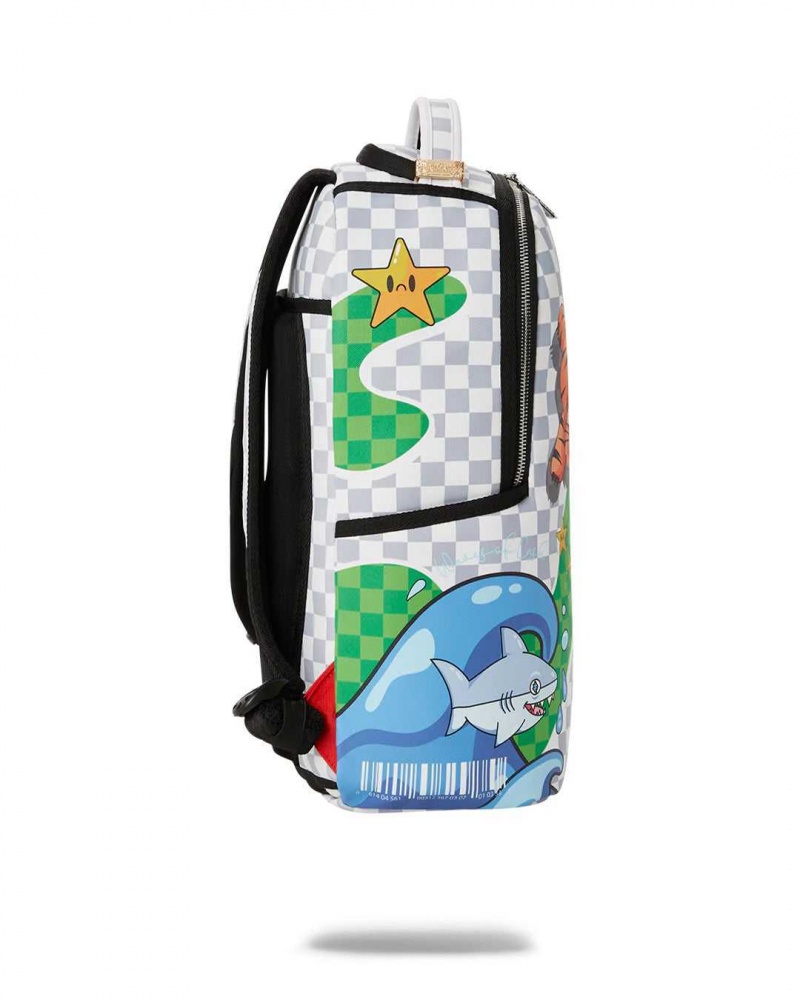 Sprayground Backpack TOKYO BUBBLE DLX BACKPACK Grey | TDLIR7485