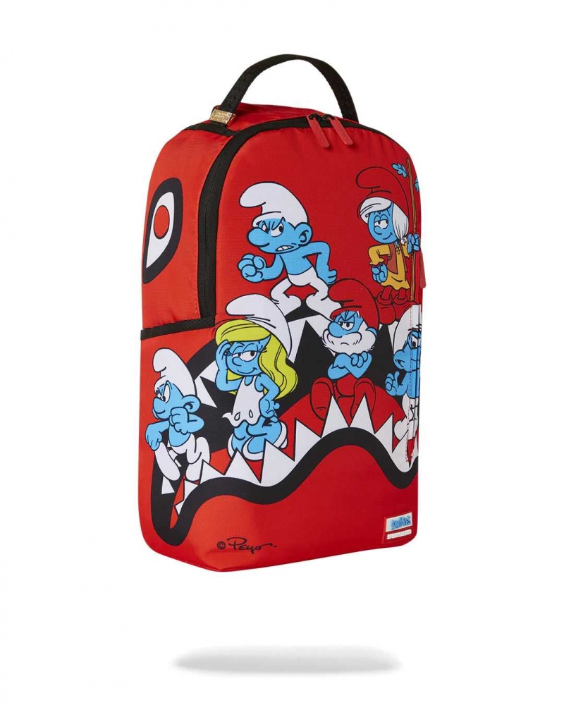 Sprayground Backpack TOUGH SMURFS BACKPACK Red | JTKVW3194