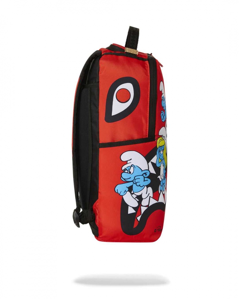 Sprayground Backpack TOUGH SMURFS BACKPACK Red | JTKVW3194