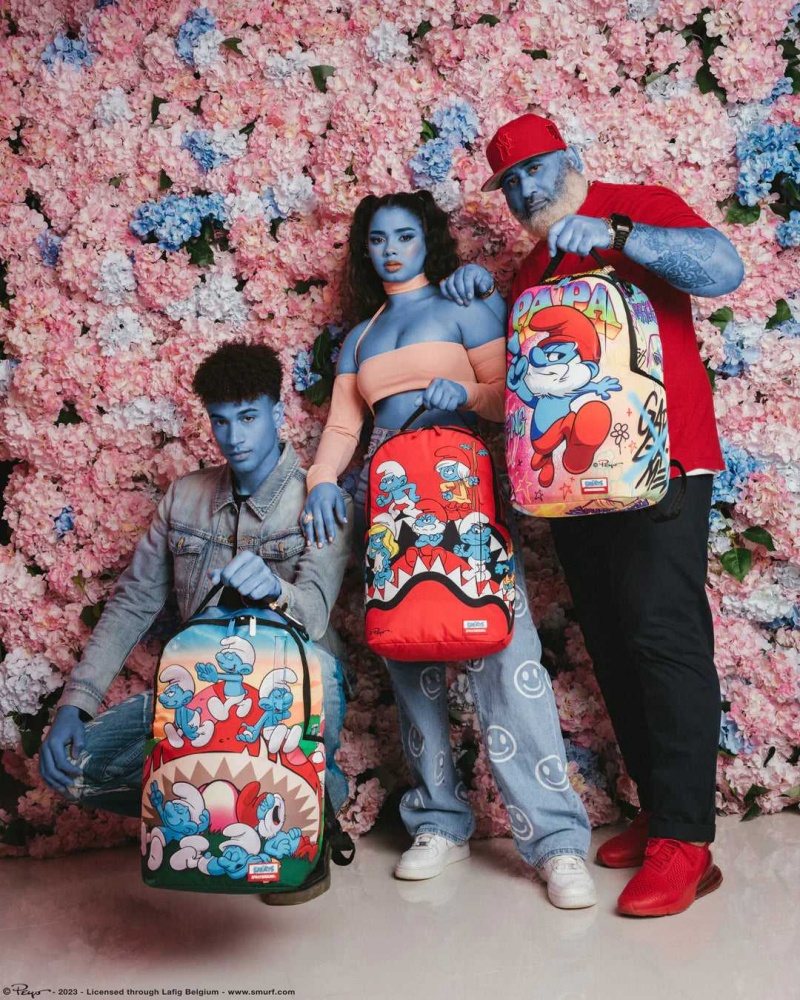 Sprayground Backpack TOUGH SMURFS BACKPACK Red | JTKVW3194