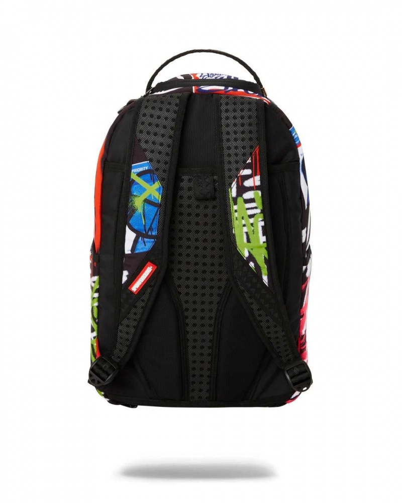 Sprayground Backpack TRASH AIRPORT Black | WANYK7053