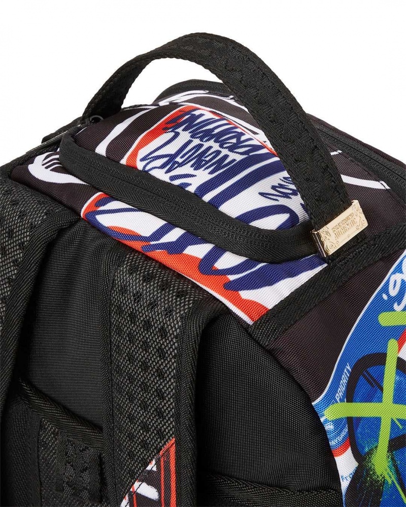 Sprayground Backpack TRASH AIRPORT Black | WANYK7053