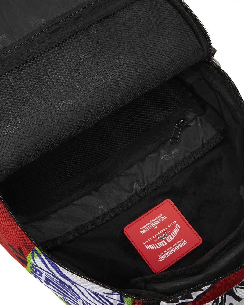 Sprayground Backpack TRASH SORRY WERE CLOSED Red | KQWIX7039