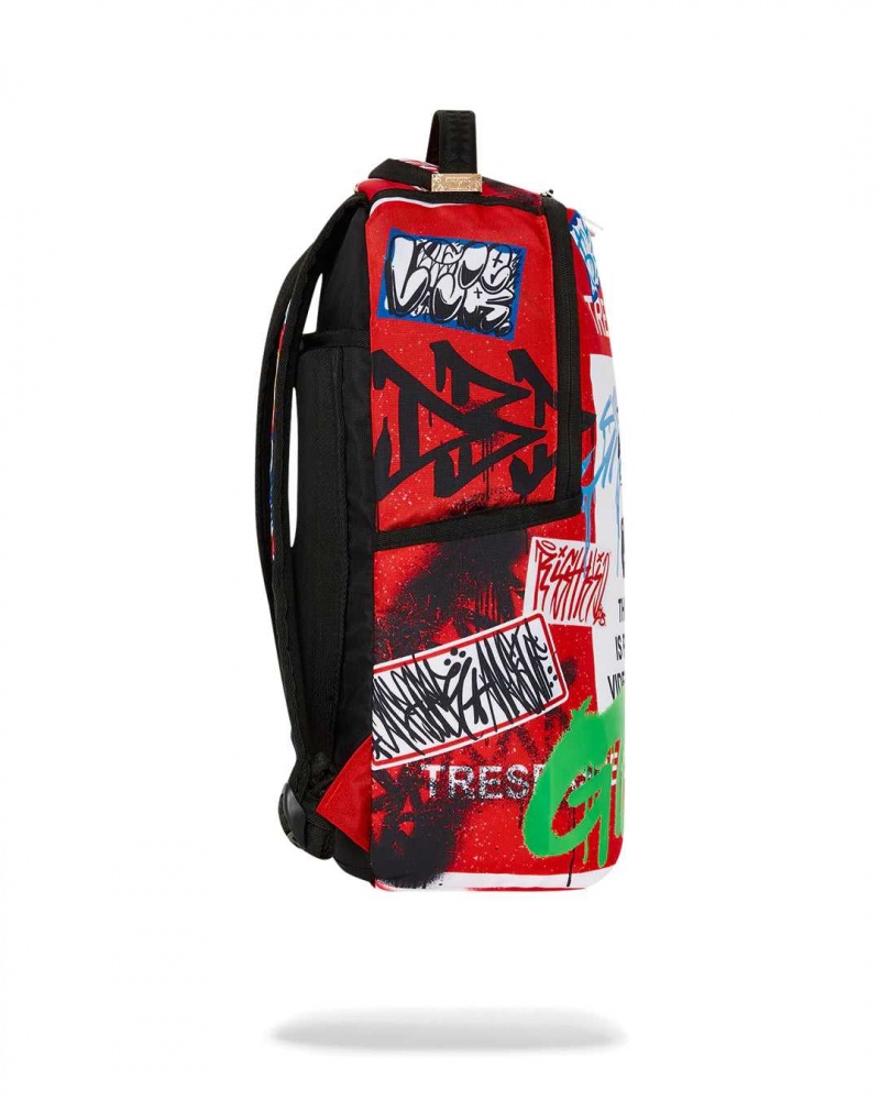 Sprayground Backpack TRESSPASSERS HIGH BACKPACK Red | HLFCW4876