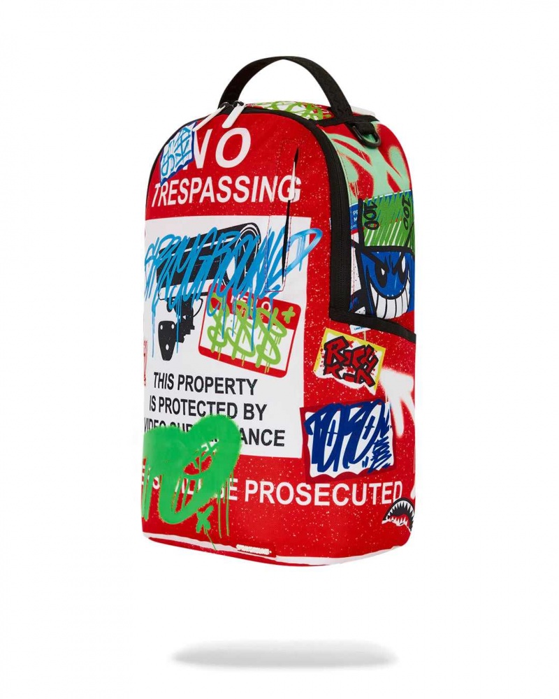 Sprayground Backpack TRESSPASSERS HIGH BACKPACK Red | HLFCW4876