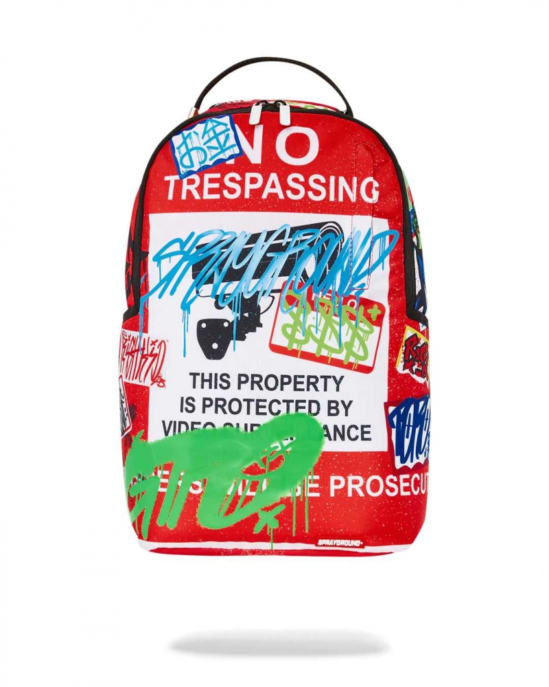 Sprayground Backpack TRESSPASSERS HIGH BACKPACK Red | HLFCW4876