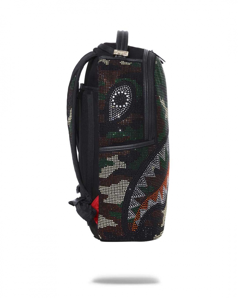 Sprayground Backpack TRINITY DLX BACKPACK Camo Green | OPTMW6295