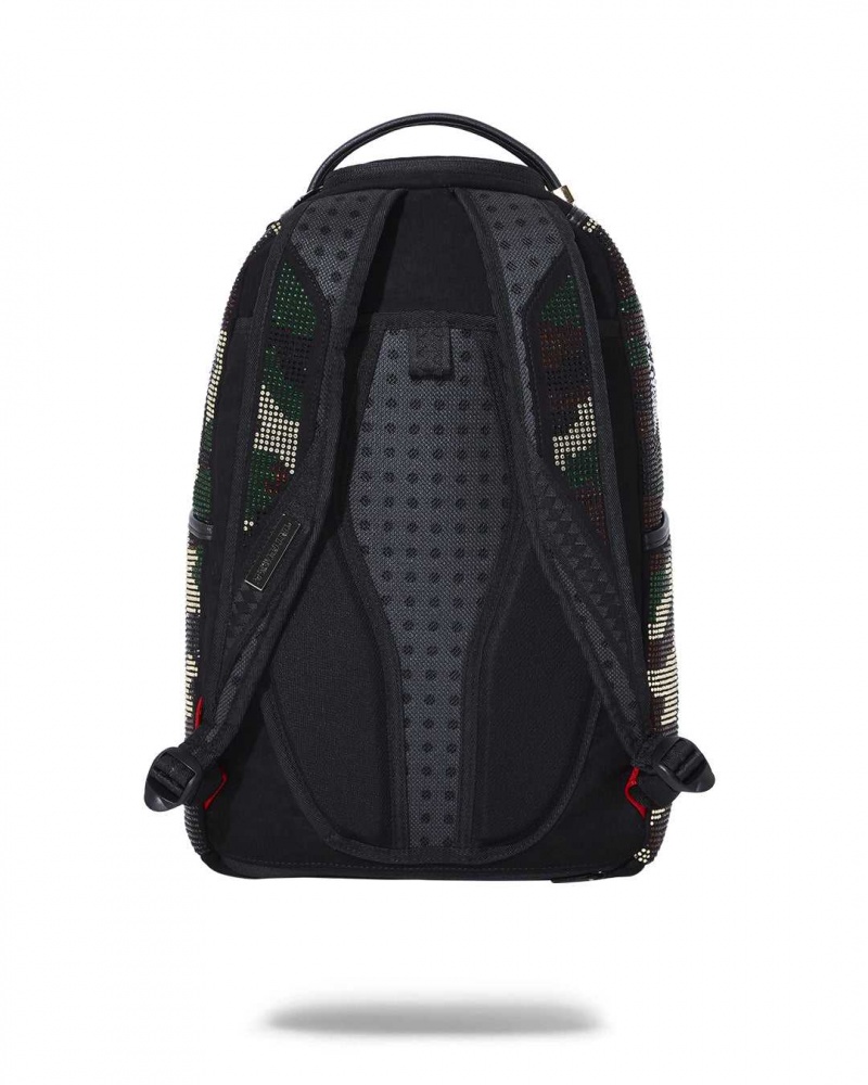 Sprayground Backpack TRINITY DLX BACKPACK Camo Green | OPTMW6295