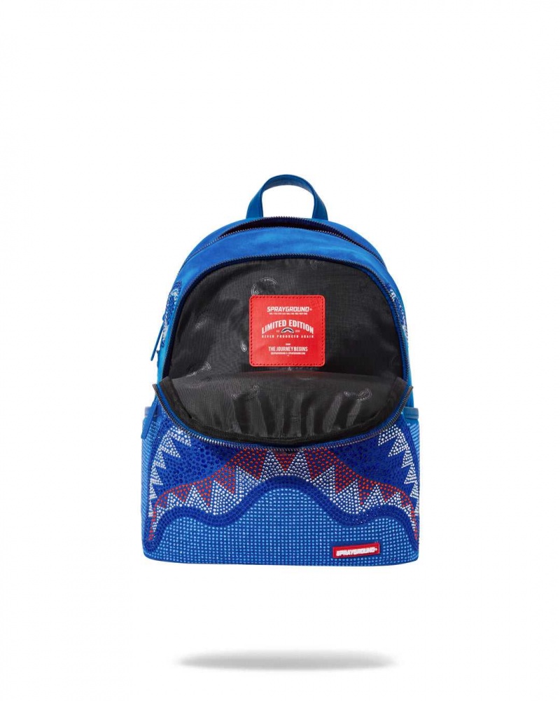 Sprayground Backpack TRINITY SAVAGE Blue | UMWRK1543