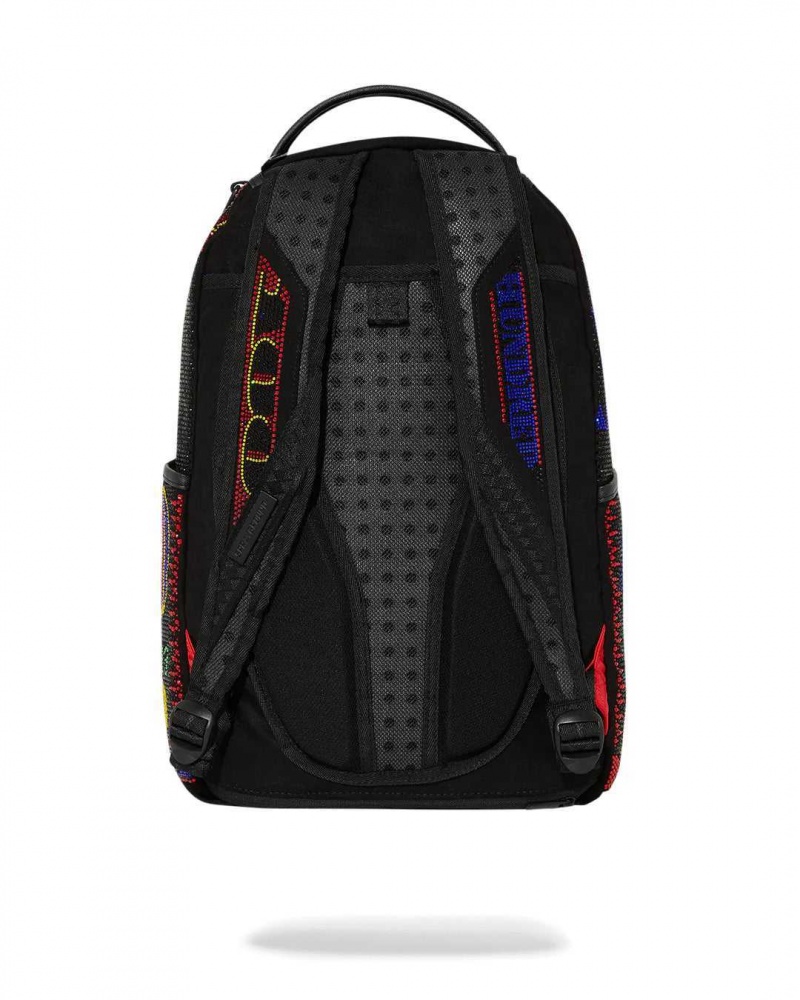 Sprayground Backpack TRINITY $100 BILL DLXSF BACKPACK Black | JTNMW2756