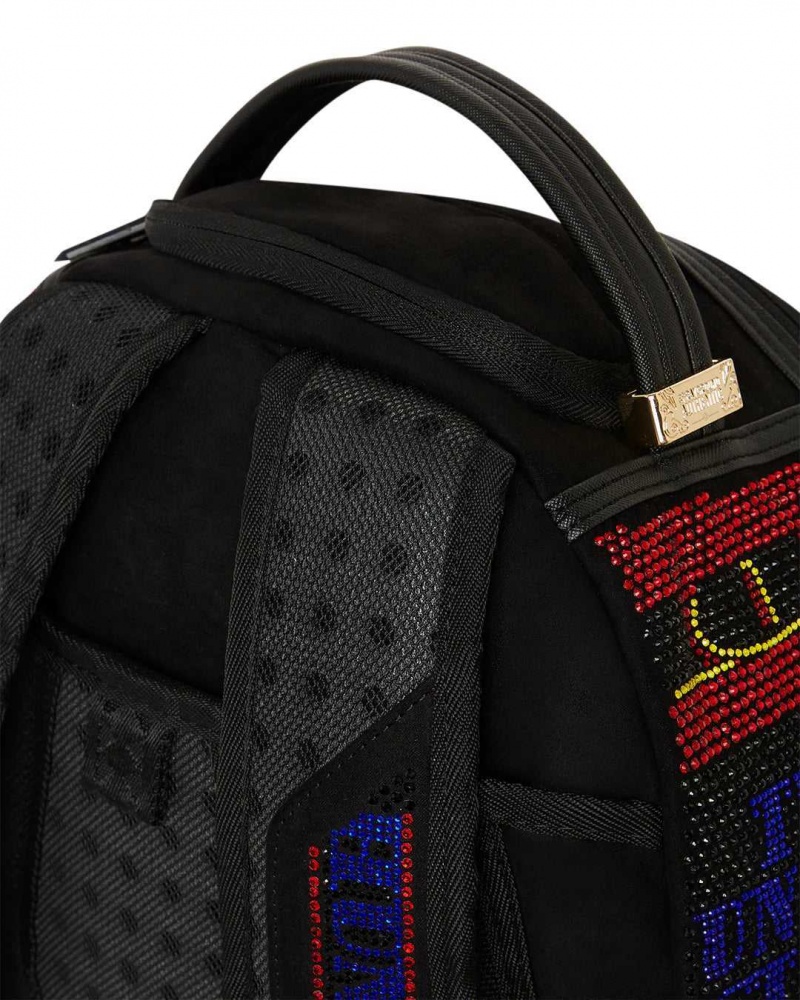 Sprayground Backpack TRINITY $100 BILL DLXSF BACKPACK Black | JTNMW2756