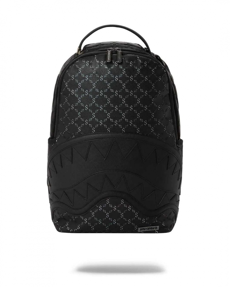 Sprayground Backpack TRIPPY MONEYGRAM CUT N SEW DLX BACKPACK Black | HFAPR8213