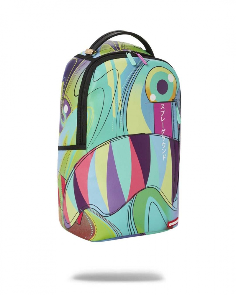 Sprayground Backpack TRIPPY BACKPACK MINDTRIP Turquoise | LDNGI1305