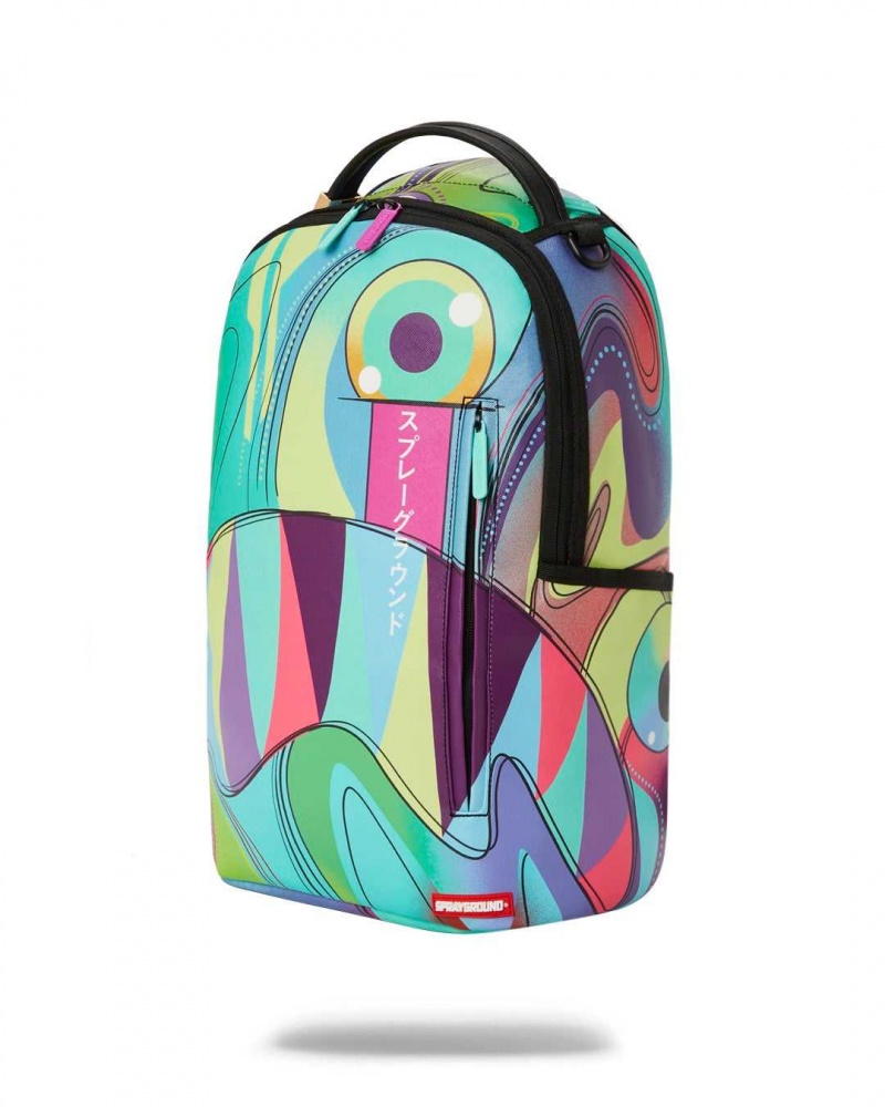 Sprayground Backpack TRIPPY BACKPACK MINDTRIP Turquoise | LDNGI1305