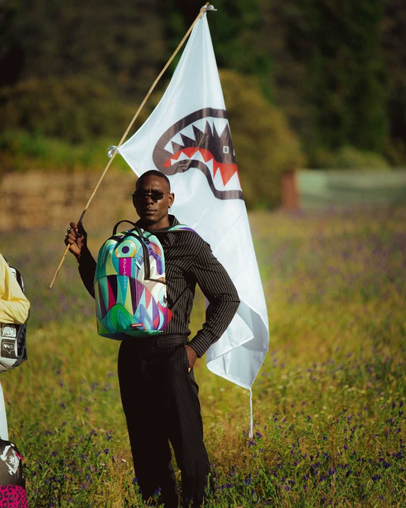 Sprayground Backpack TRIPPY BACKPACK MINDTRIP Turquoise | LDNGI1305