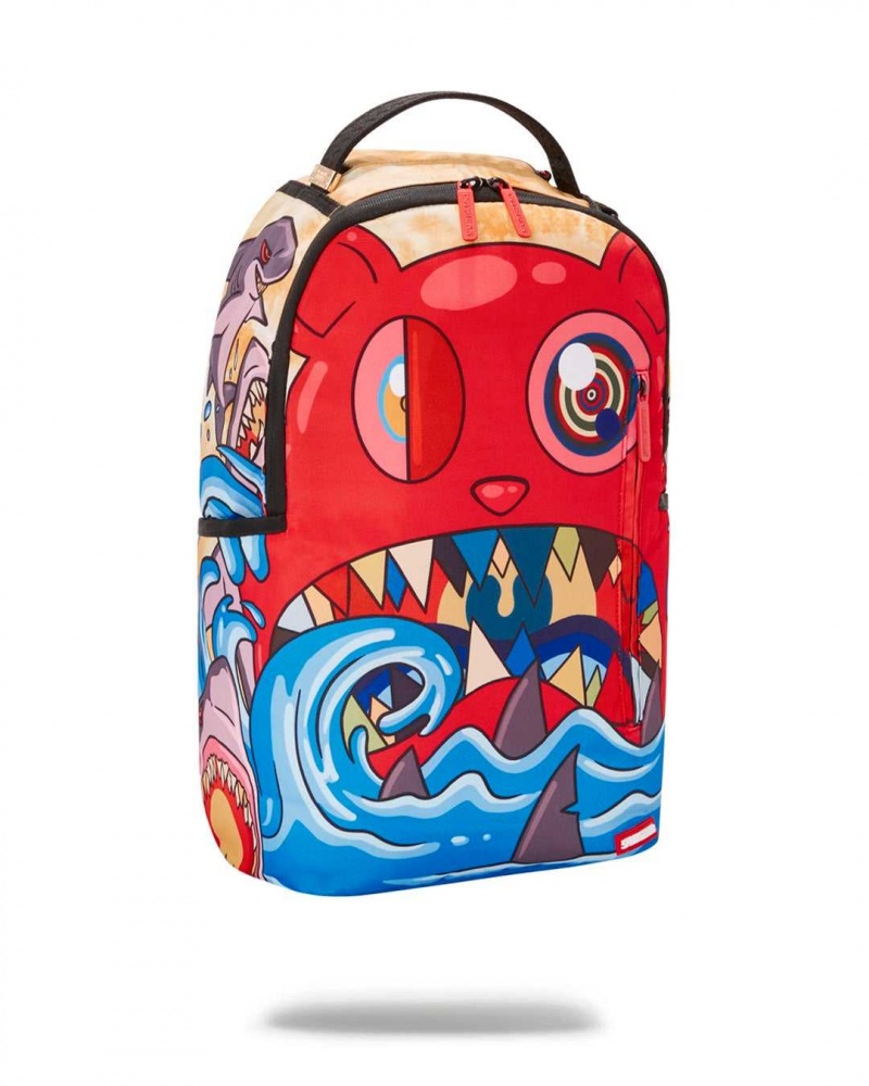 Sprayground Backpack TRIPPY WORLD Red | DFYJV7914