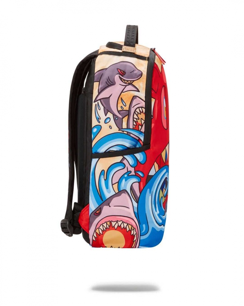 Sprayground Backpack TRIPPY WORLD Red | DFYJV7914