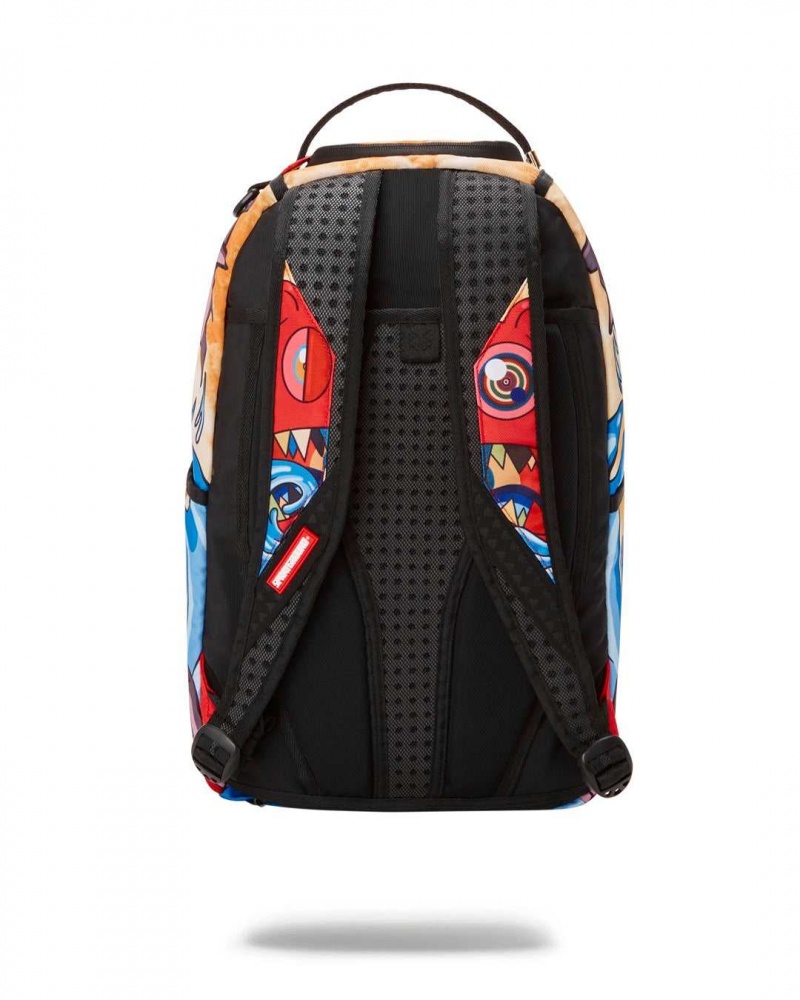 Sprayground Backpack TRIPPY WORLD Red | DFYJV7914