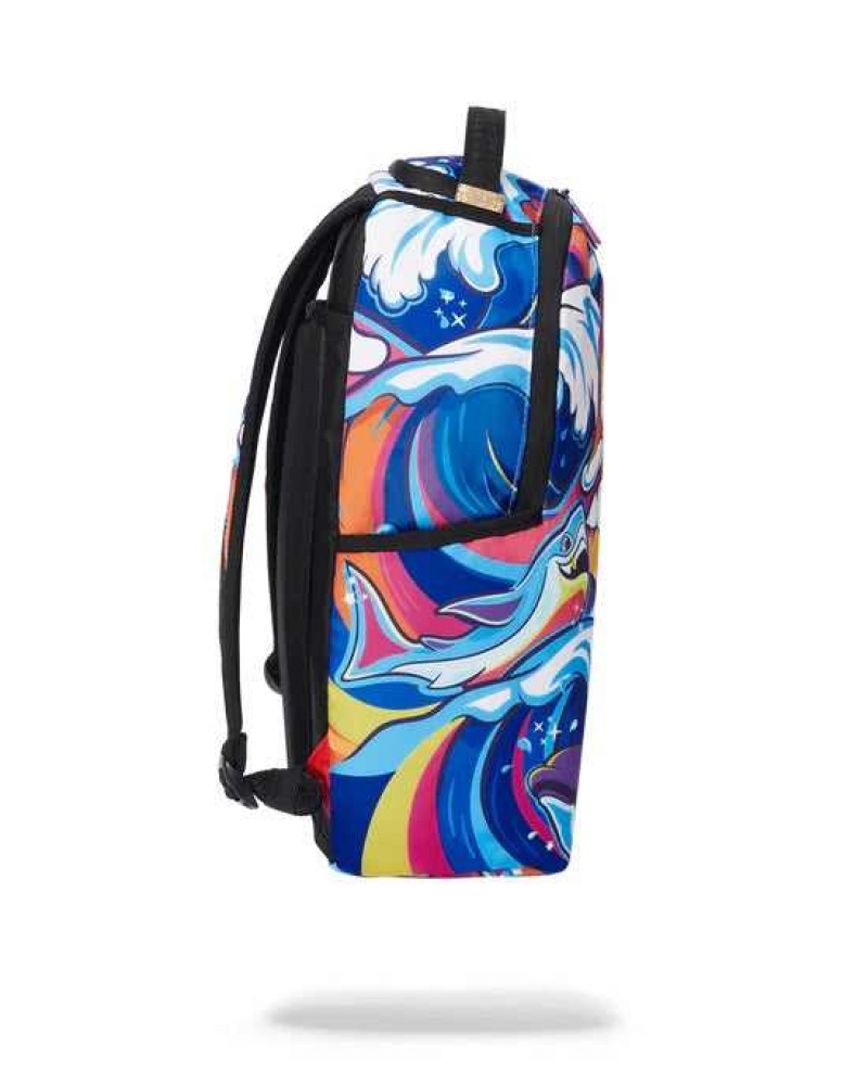 Sprayground Backpack TSUNAMI DLX BACKPACK Blue | VTPMG1564