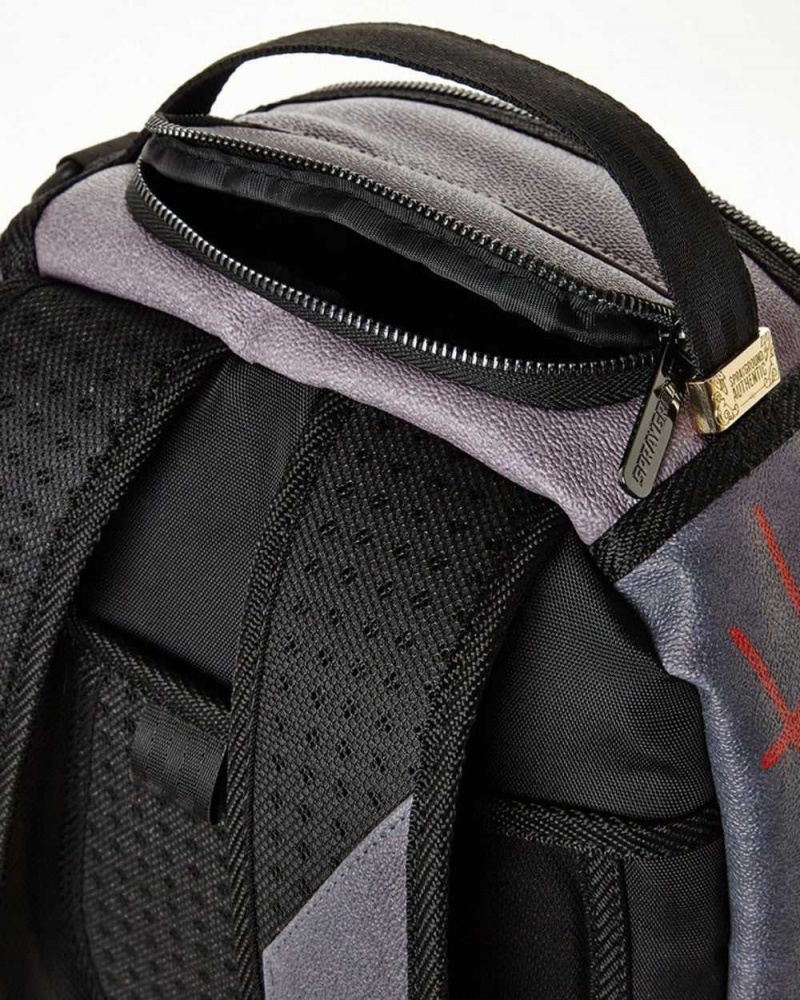 Sprayground Backpack TUPAC GOLDEN BOY Grey | DNZMH6412