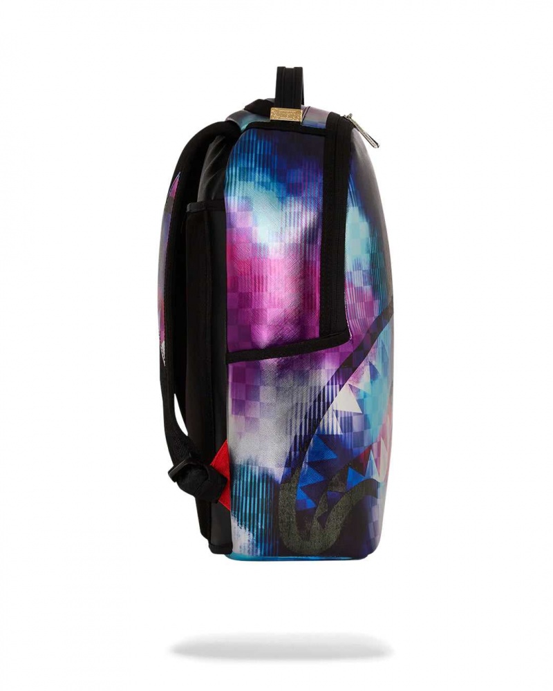 Sprayground Backpack TYE CHECK BACKPACK Purple | QMSID3867